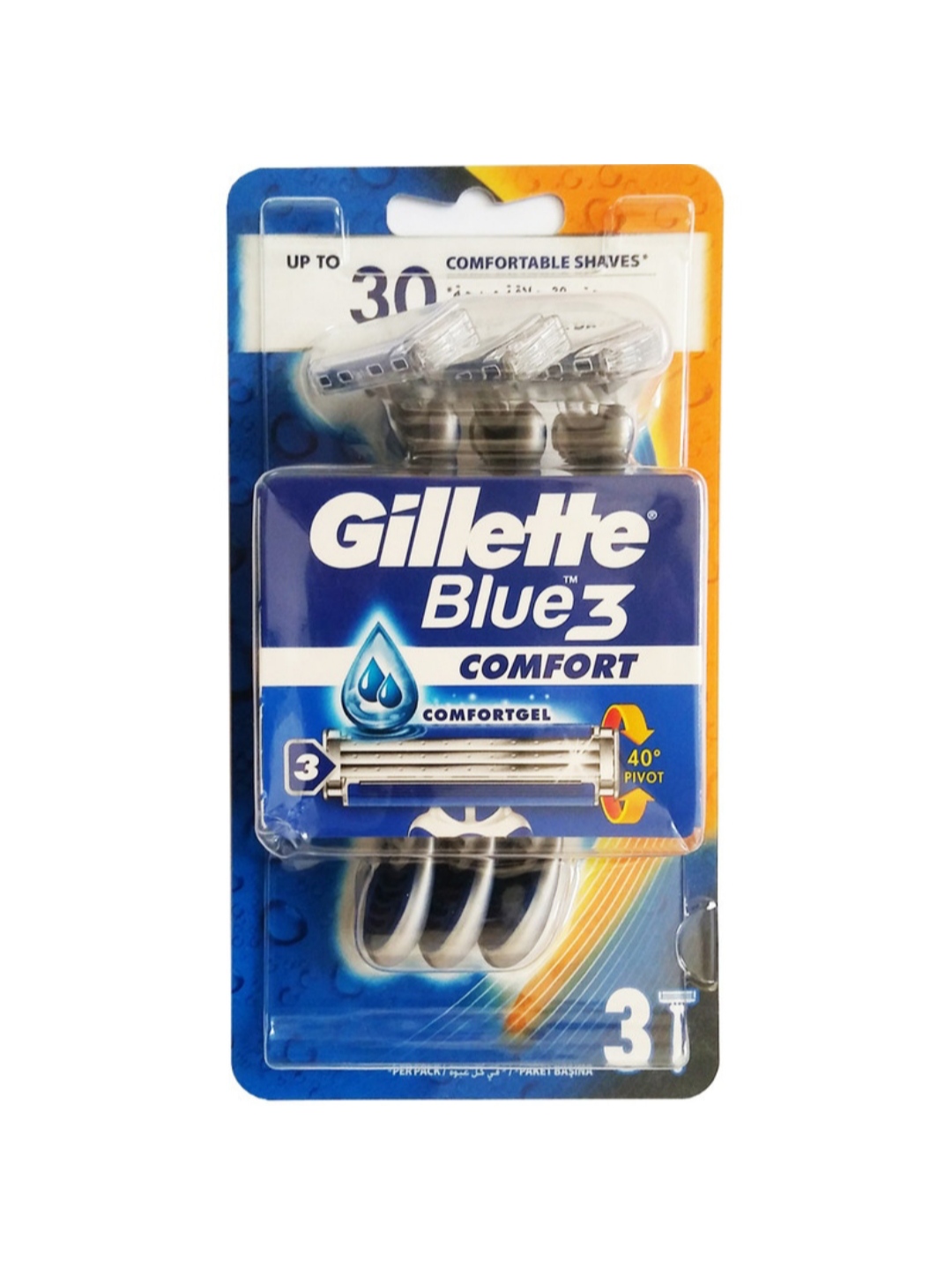 دسته تیغ ژیلت Blue3