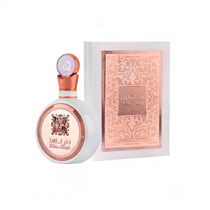 ادوپرفیوم زنانه لطافه مدل فخر صورتی