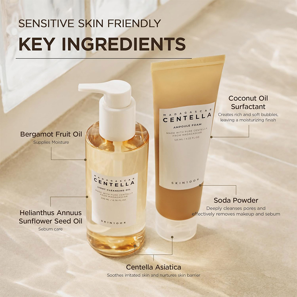 پک دوتایی شوینده روغنی و فوم آمپولی سنتلا ماداگاسکار اسکین ۱۰۰۴