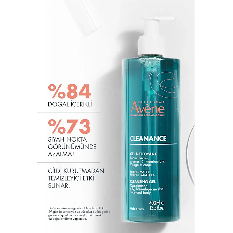 ژل شستشوی اون Avene مدل کلینانس Cleanance پوست چرب و مختلط